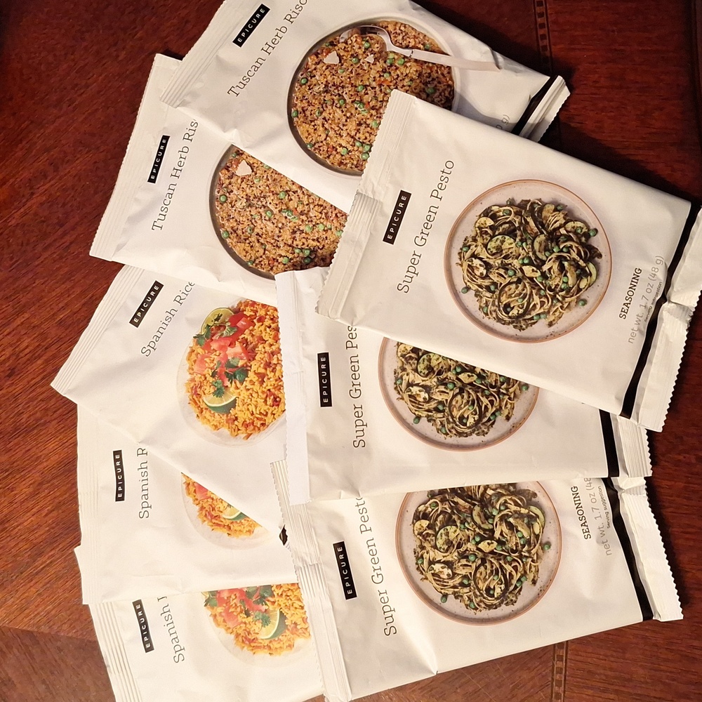 Epicure Bundle - Spanish Rice, Tuscan Herb Risotto, Super Green Pesto - NWT